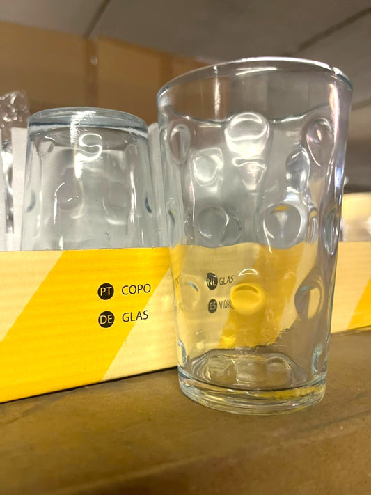 Set di 8 bicchieri (0,2 l), Dubbeglas – Qualità Robusta, Trasparenti - 90Pz